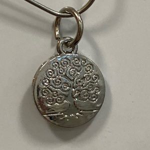 Silver Dangle Tree of Life Charm 4 Pandora bracelet necklace family love